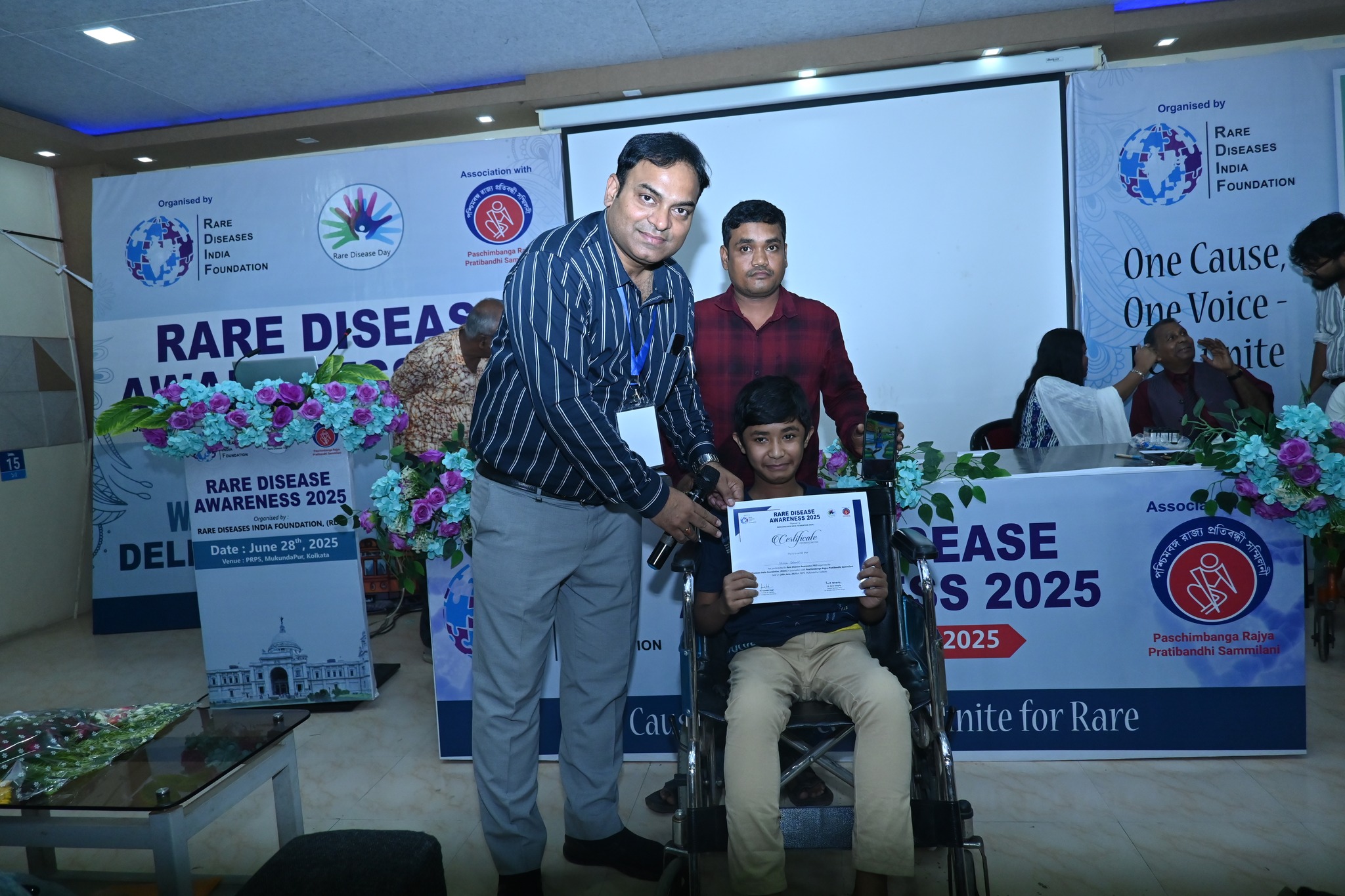 The main auditorium filled with attendees.